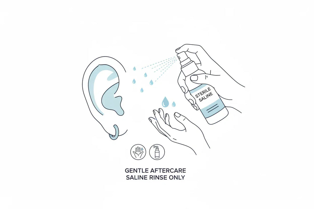 How to Clean a Helix Piercing Properly(Step-by-Step Guide)