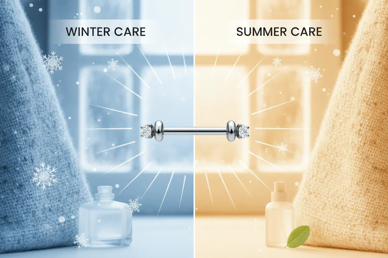 Winter vs Summer: Is Cold Weather Better for Nipple Piercing Healing?