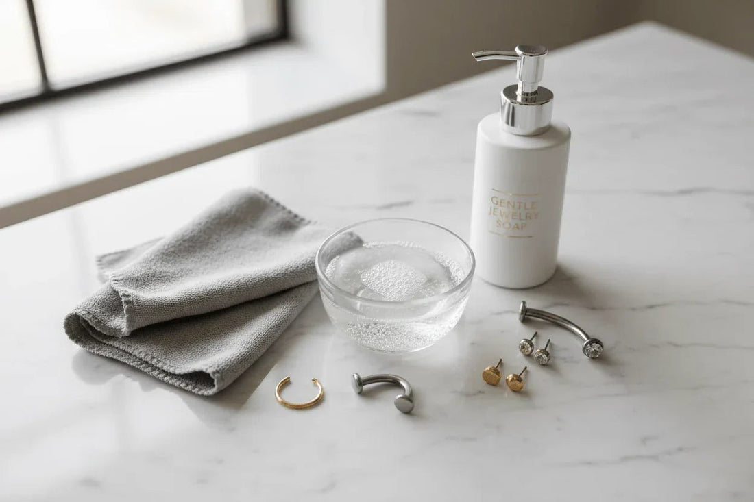 How to Clean Body Jewelry: A Simple Step-by-Step Guide - QIAO Crystal