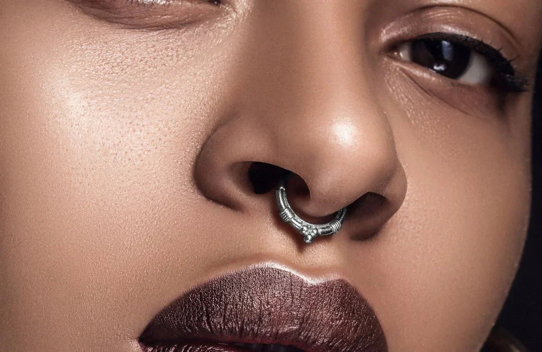Your First Septum Piercing: A Clear Guide for New Piercing Fans - QIAO Crystal