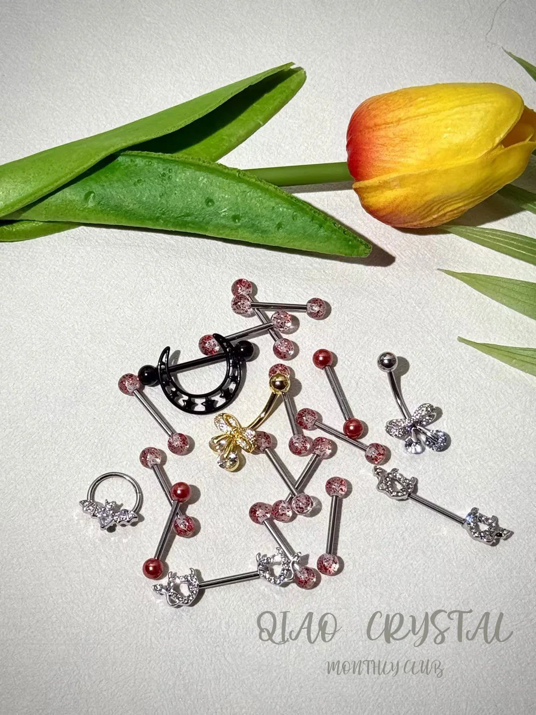 $1.99 Belly Button Rings - QIAO Crystal