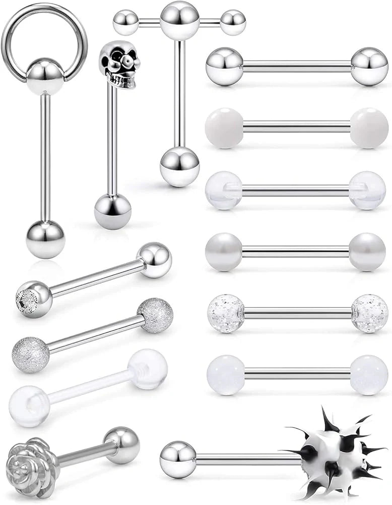 $1.99 Tongue Rings - QIAO Crystal