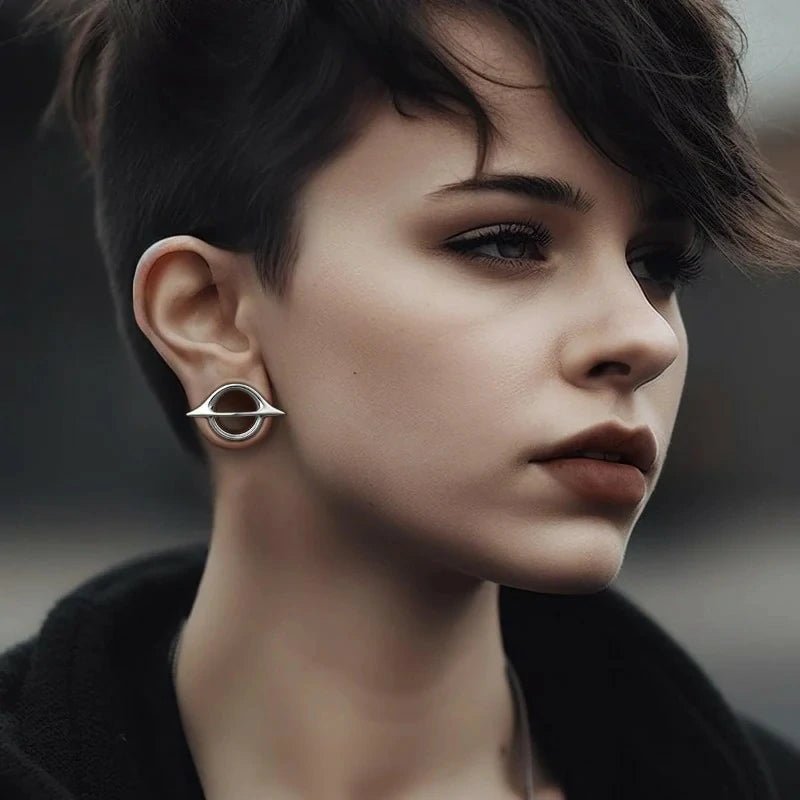 1 Pair Piercing Expander Stretchers Double Flared Gauges for Earrings - QIAO CrystalQIAO CrystalQIAO Crystal