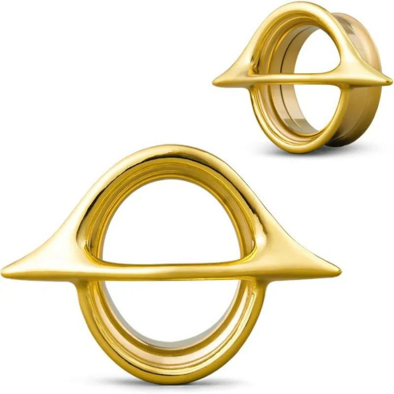 1 Pair Piercing Expander Stretchers Double Flared Gauges for Earrings - QIAO CrystalQIAO CrystalQIAO Crystal