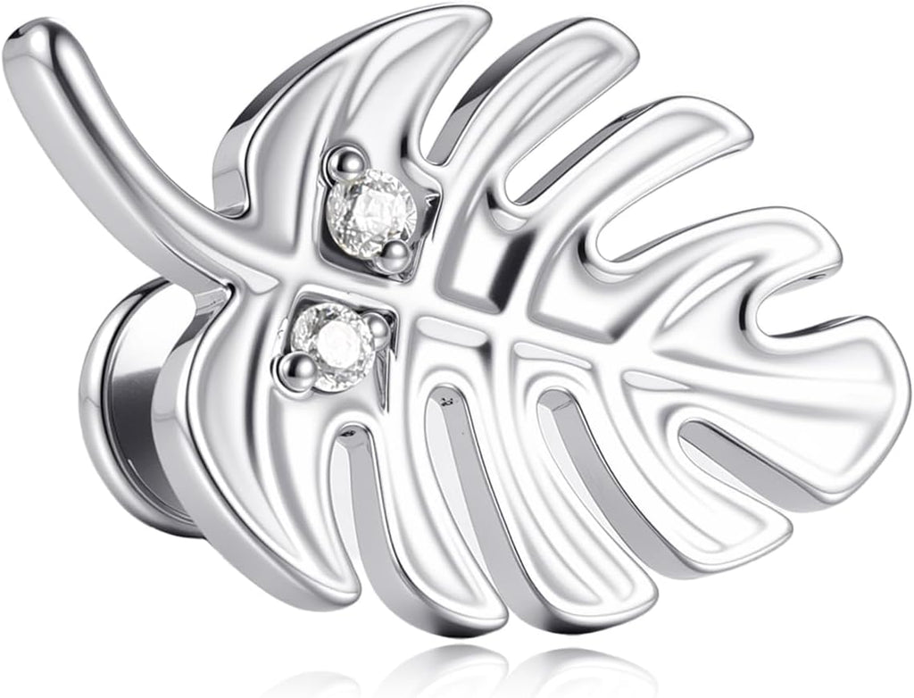 1 Piece Flat Back Earrings Cartilage Studs Tragus Conch Helix Piercings Cubic Zirconia Earring - QIAO CrystalQIAO CrystalQIAO Crystal