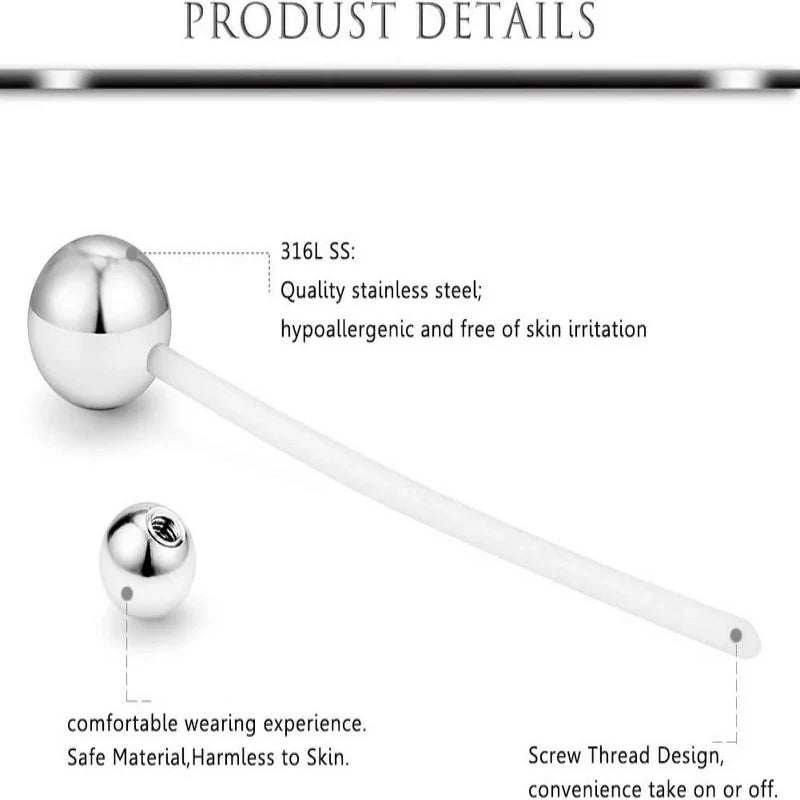 CZ Sports Pregnancy Maternity Flexible Bioplast Long Belly Button Rings Navel Retainer