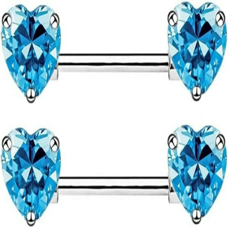 Love Heart Nipple Rings Tongue Ring Surgical Steel Nipple rings Piercing