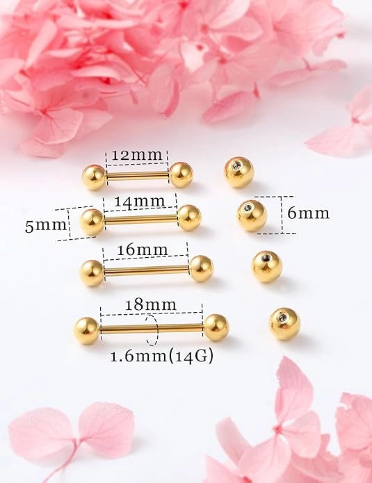 14g-nipple-tongue-rings-stainless-steel-straight-barbells-piercing-jewelry-short-long-bar-silver-black-gold-bridge-piercings-for-women-men-12mm-14mm-16mm-gold-14G-8pcs-size