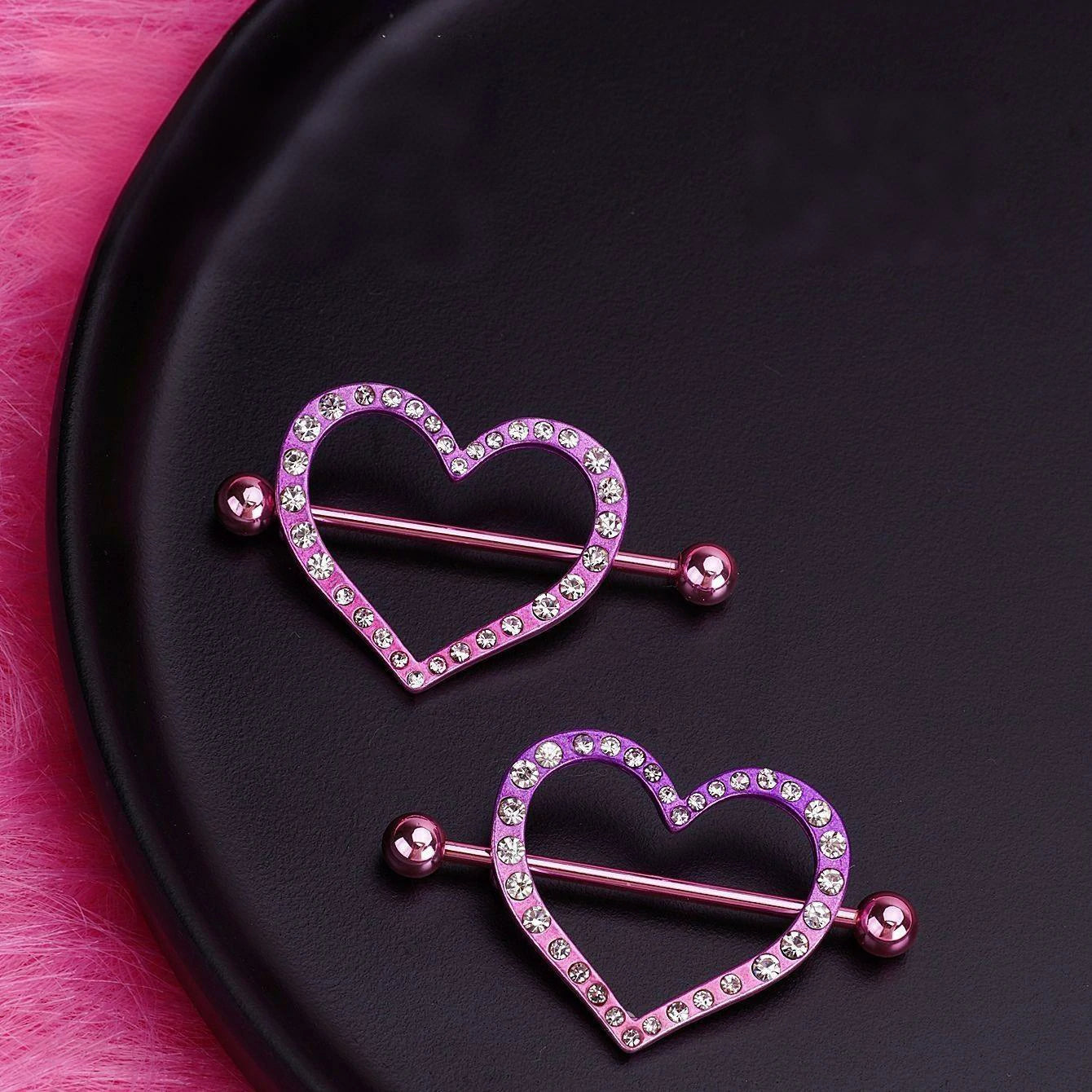 16G 14G Nipple Piercing Jewelry Tongue Rings Hypoallergenic Surgical Steel Screw Nipple