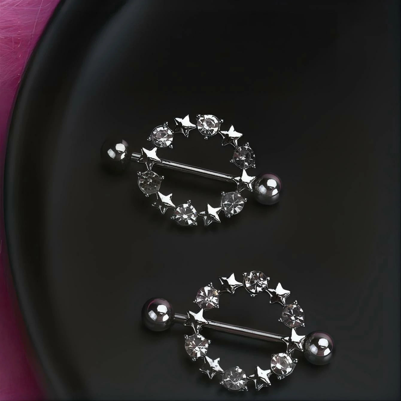 16G 14G Nipple Piercing Jewelry Tongue Rings Hypoallergenic Surgical Steel Screw Nipple