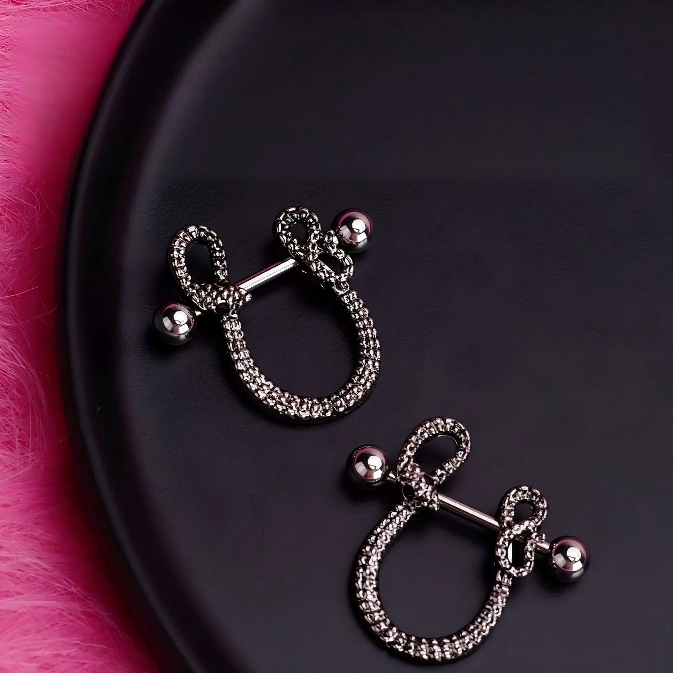 16G 14G Nipple Piercing Jewelry Tongue Rings Hypoallergenic Surgical Steel Screw Nipple