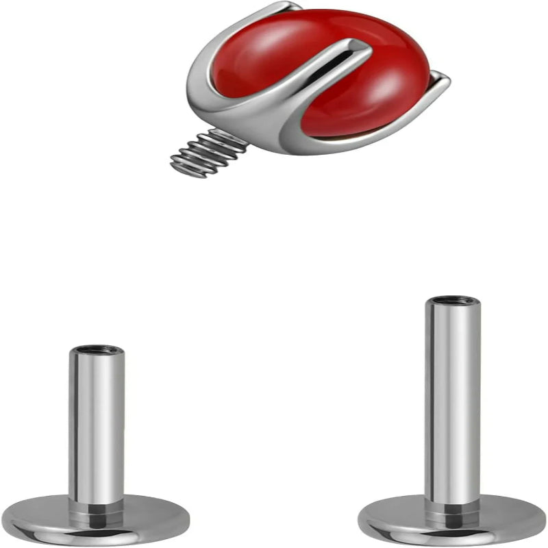 1PC 16G 6mm 8mm Cartilage Earring Stud for Tragus Conch Helix