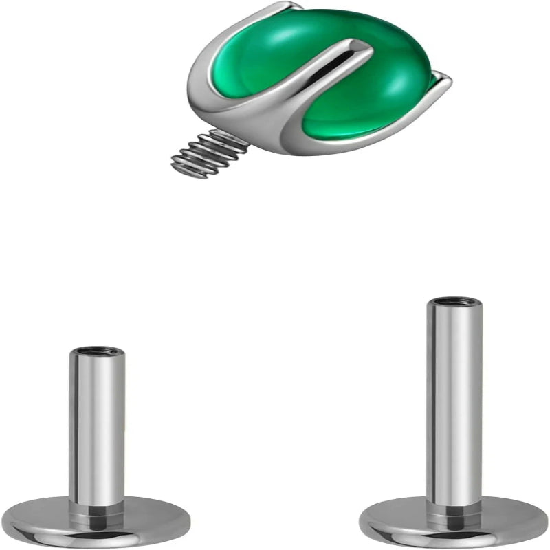 1PC 16G 6mm 8mm Cartilage Earring Stud for Tragus Conch Helix