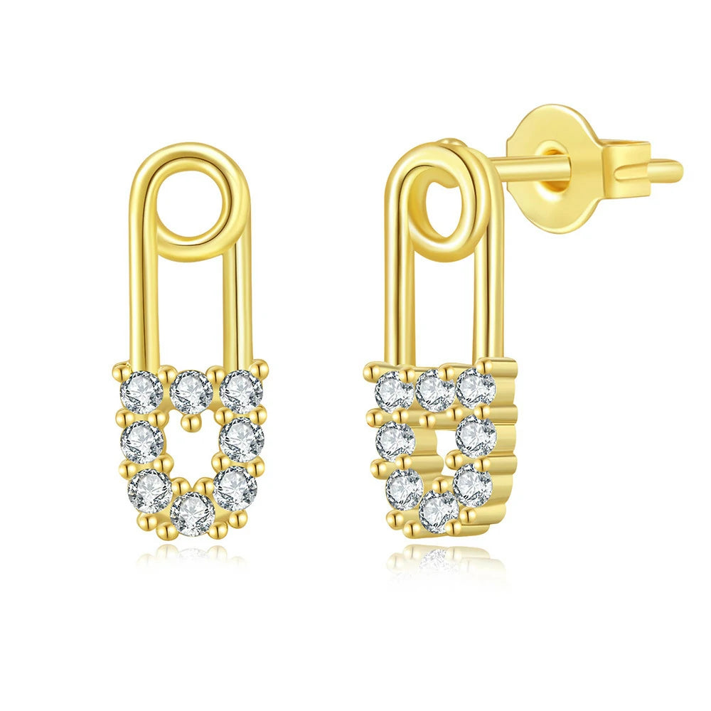 16G Stainless Steel CZ Labret Monroe Lip Rings Conch Helix Tragus Cartilage Flat Back Earrings Studs