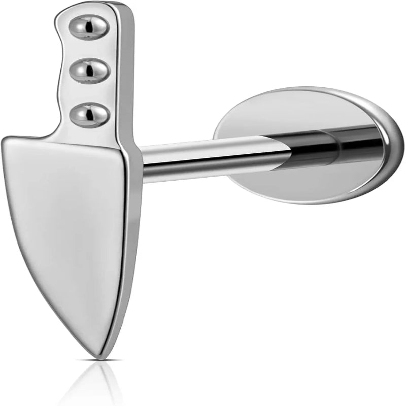 1PC ASTM F136 Titanium Internally Threaded Piercing Jewelry Stud - QIAO CrystalQIAO CrystalQIAO Crystal