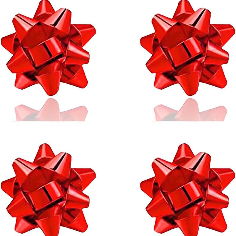 2 Pairs Christmas Bow Earrings for Women Trendy Red Green Xmas Bow Stud Earrings Charming Festive Holiday Earring New Year Jewelry - 我的商店我的商店我的商店