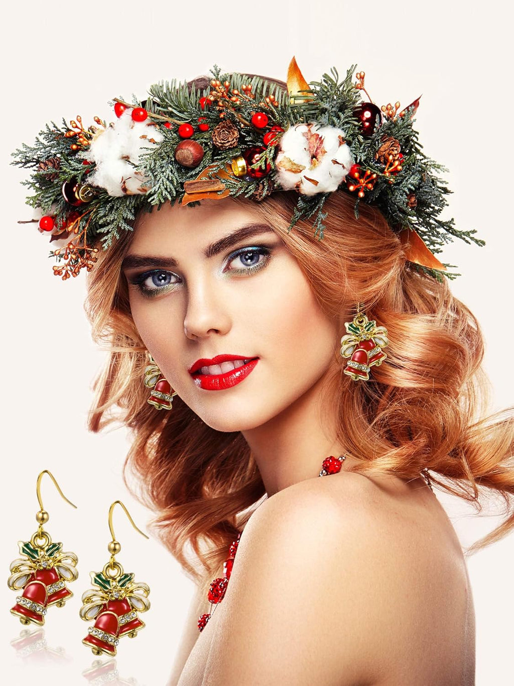 20 Pairs Christmas Earrings Bulk for Womens Holiday Earrings Christmas Drop Dangle Earrings Set Cute Xmas Holiday Tree Elk Snowman Santa Hook Earrings Christmas Party Jewelry Gifts - 我的商店我的商店我的商店