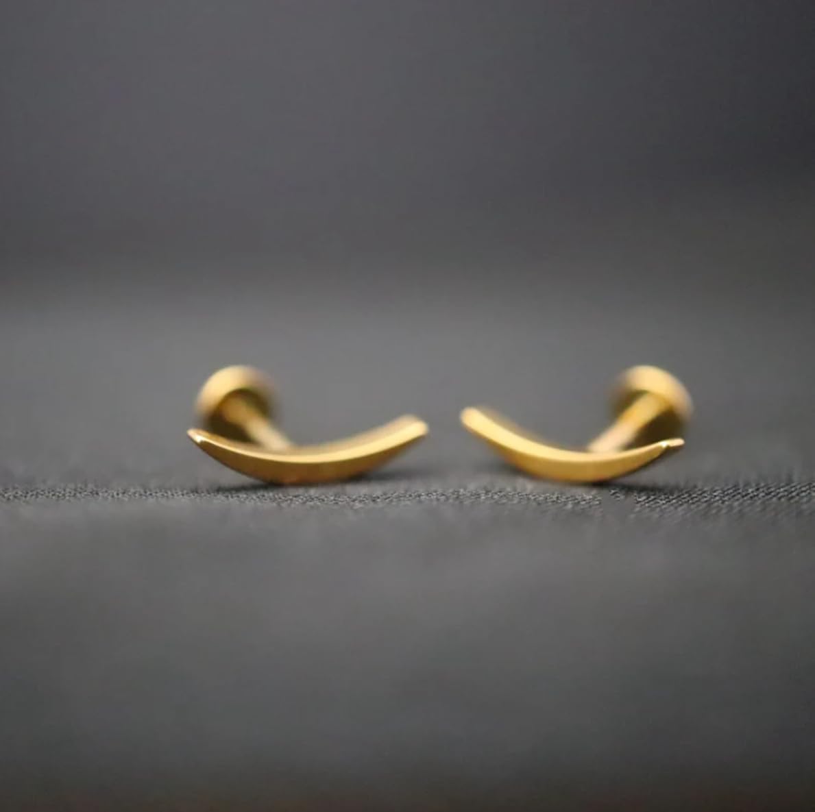 20G/18G/16G Flat Back Earrings Tiny artilage Earring Threadless Tragus Helix Stud Conch Piercing Jewelry - QIAO CrystalQIAO CrystalQIAO Crystal