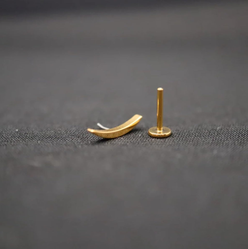 20G/18G/16G Flat Back Earrings Tiny artilage Earring Threadless Tragus Helix Stud Conch Piercing Jewelry - QIAO CrystalQIAO CrystalQIAO Crystal