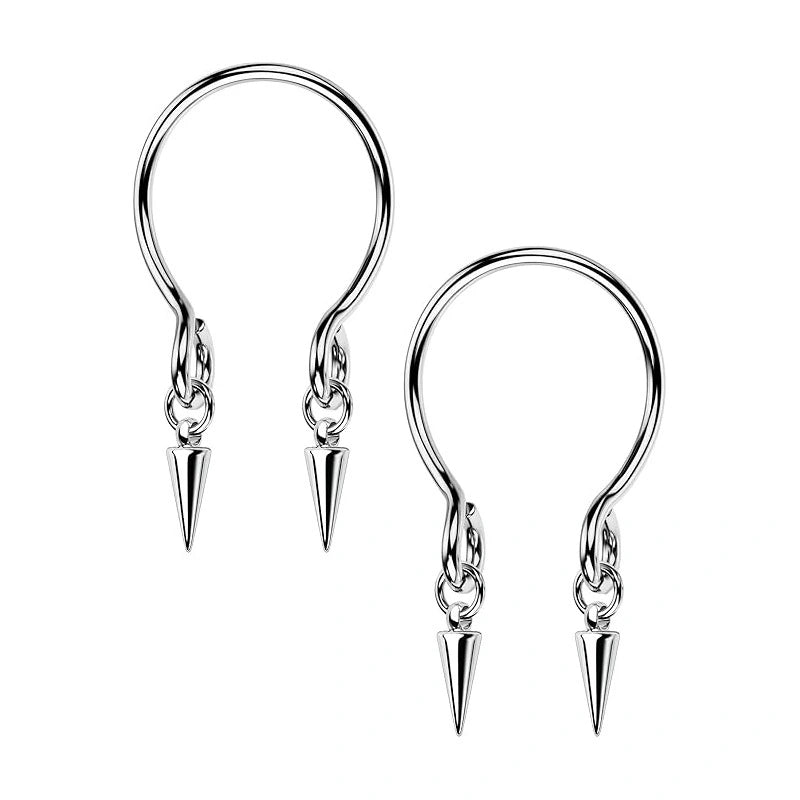 2PCS-Non-Piercing-Nipple-Rings-Stainless-Steel-Fake-Nipple-Jewelry-sharp-cone