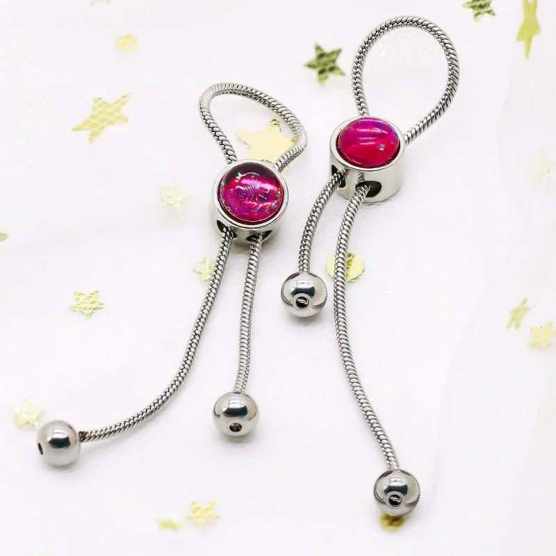 2Pcs Rhinestone Bowknot Fake Nipple Rings  Sexy Non-Piercing Dangle Nipple Ring
