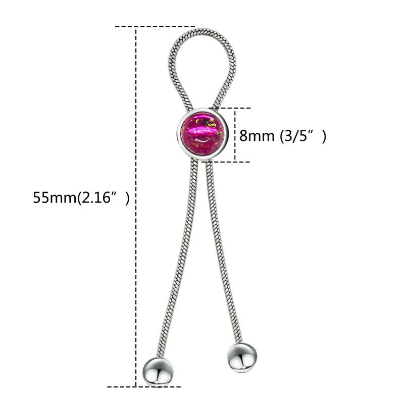 2Pcs Rhinestone Bowknot Fake Nipple Rings  Sexy Non-Piercing Dangle Nipple Ring