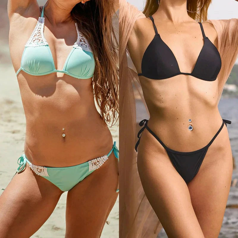 2PCS 14G Surgical Steel Belly Button Rings Round CZ Navel Ring Long Belly Rings