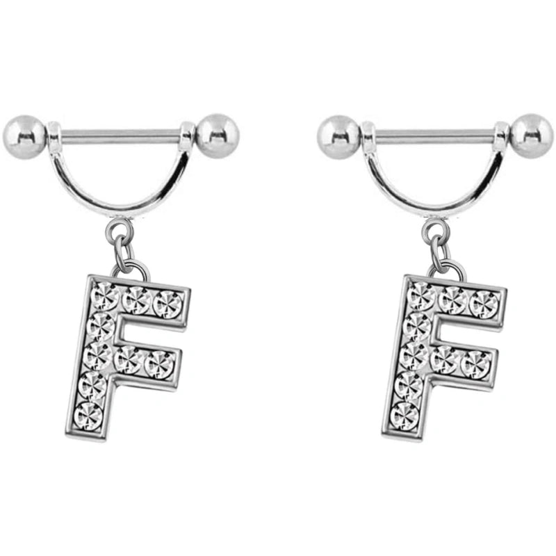 2pcs-14ga-stainless-steel-nipple-rings-name-initial-letter-nipple-barbell-for-women-men-english-alphabet-hypoallergenic-body-piercing-jewelry-F