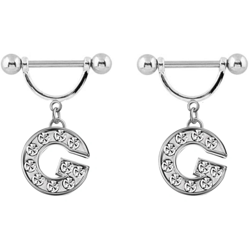 2pcs-14ga-stainless-steel-nipple-rings-name-initial-letter-nipple-barbell-for-women-men-english-alphabet-hypoallergenic-body-piercing-jewelry-G