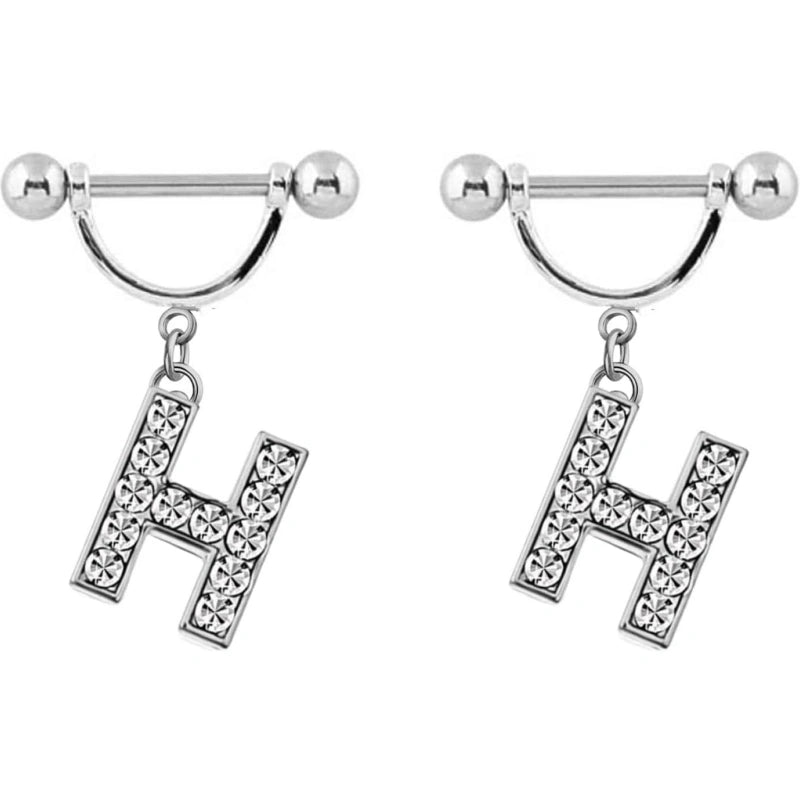 2pcs-14ga-stainless-steel-nipple-rings-name-initial-letter-nipple-barbell-for-women-men-english-alphabet-hypoallergenic-body-piercing-jewelry-H