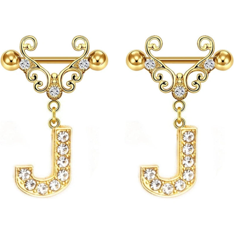 2pcs-gold-nipple-rings-name-letter-dangle-for-women-14ga-316l-surgical-steel-cubic-zirconia-hypoallergenic-nipple-piercing-jewelry-J