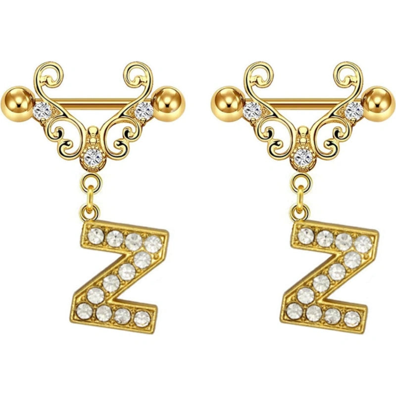 2pcs-gold-nipple-rings-name-letter-dangle-for-women-14ga-316l-surgical-steel-cubic-zirconia-hypoallergenic-nipple-piercing-jewelry-Z