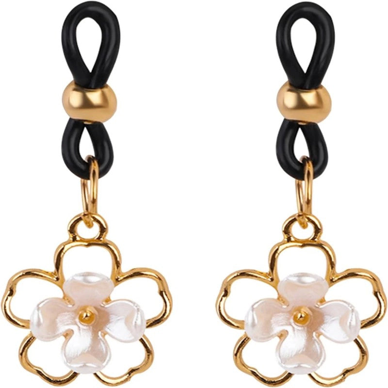 2Pcs Rhinestone Bowknot Fake Nipple Rings Non-Piercing Dangle Nipple Ring