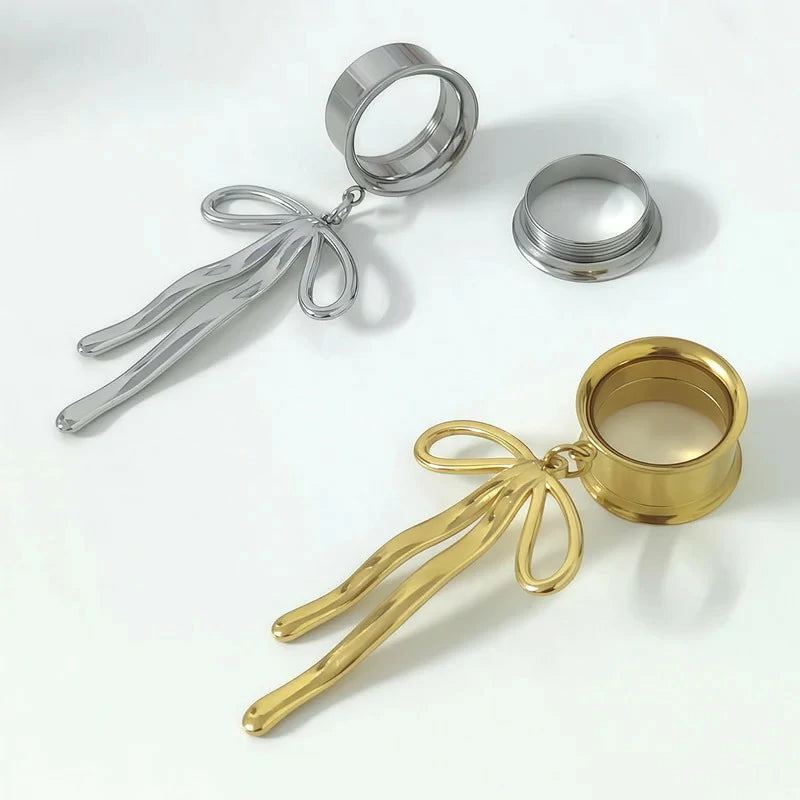 2PCS Stainless Steel Hypoallergenic Ear Expander and Stretcher Plugs Special Occasions