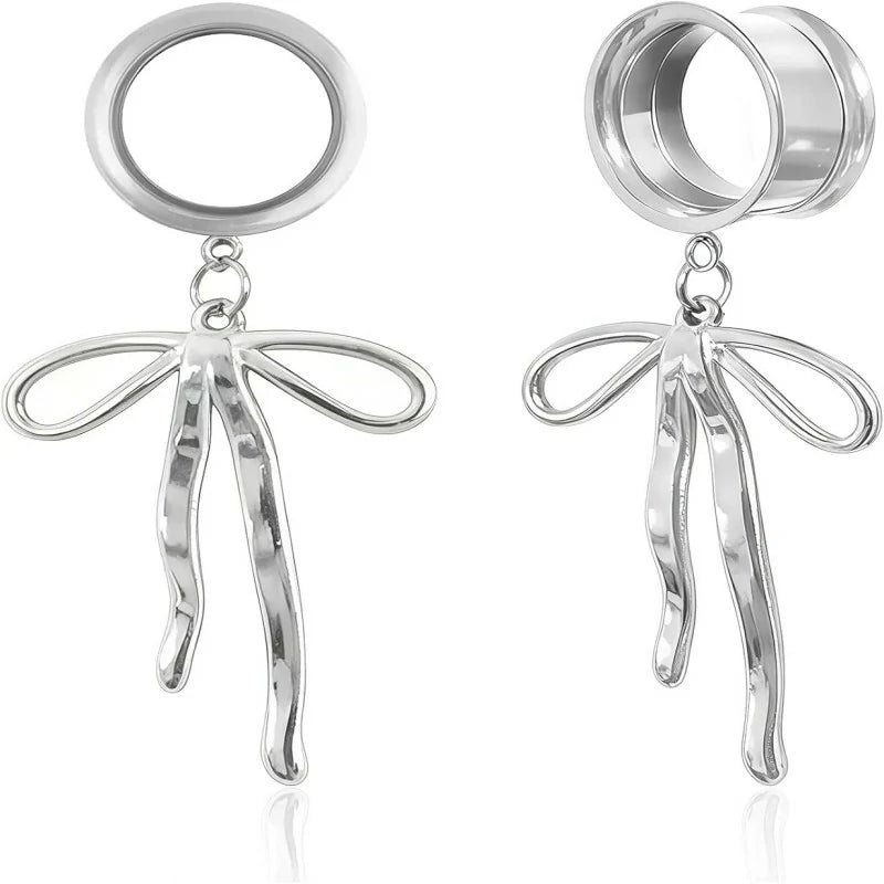 2PCS Stainless Steel Hypoallergenic Ear Expander and Stretcher Plugs Special Occasions