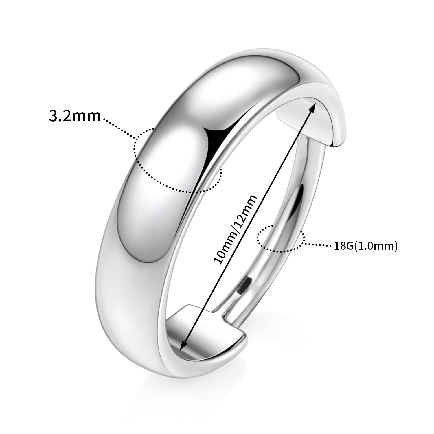 316L Surgical Steel Huggie Earring Small Hoop Earring Conch Lobe Ring Conch Lobe Piercing Jewelry - QIAO Crystal我的商店QIAO Crystal