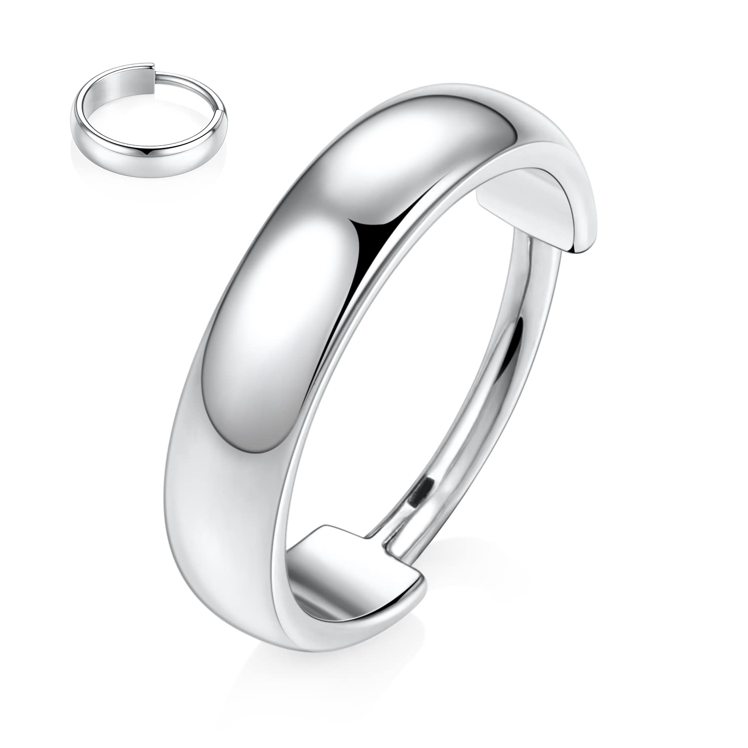 316L Surgical Steel Huggie Earring Small Hoop Earring Conch Lobe Ring Conch Lobe Piercing Jewelry - QIAO Crystal我的商店QIAO Crystal