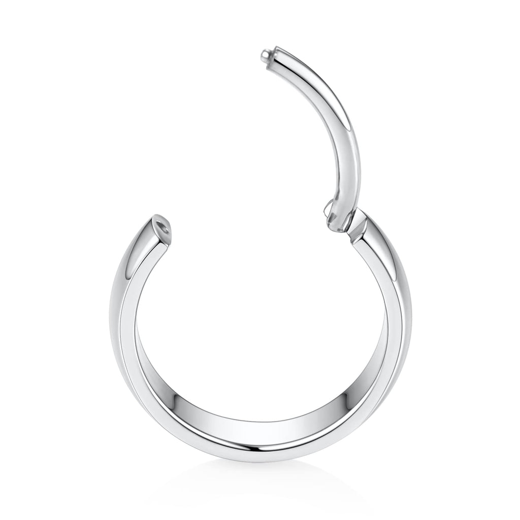 316L Surgical Steel Huggie Earring Small Hoop Earring Conch Lobe Ring Conch Lobe Piercing Jewelry - QIAO Crystal我的商店QIAO Crystal