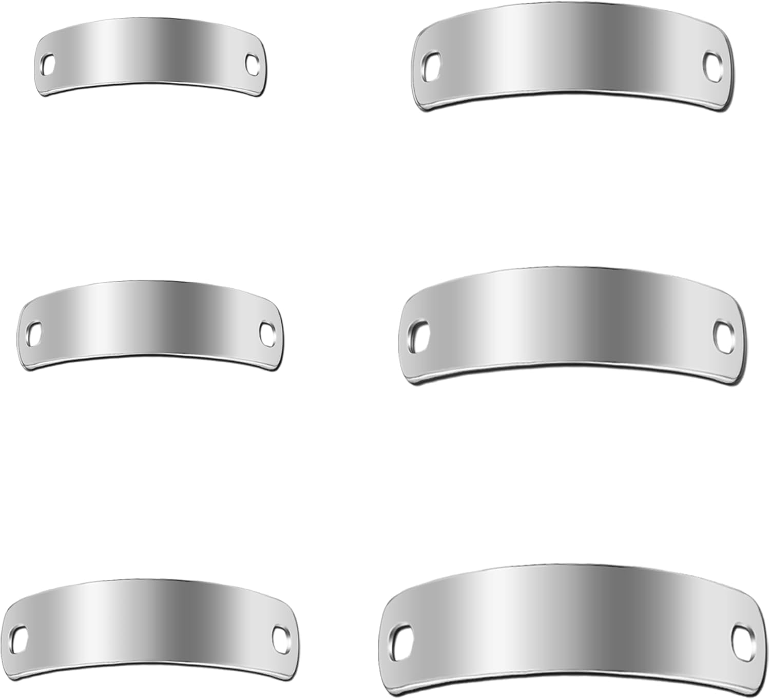 5Pcs Surgical Steel Across Top Nose Rings Chain for Women Nose Studs Nostril Chain - QIAO CrystalQIAO CrystalQIAO Crystal