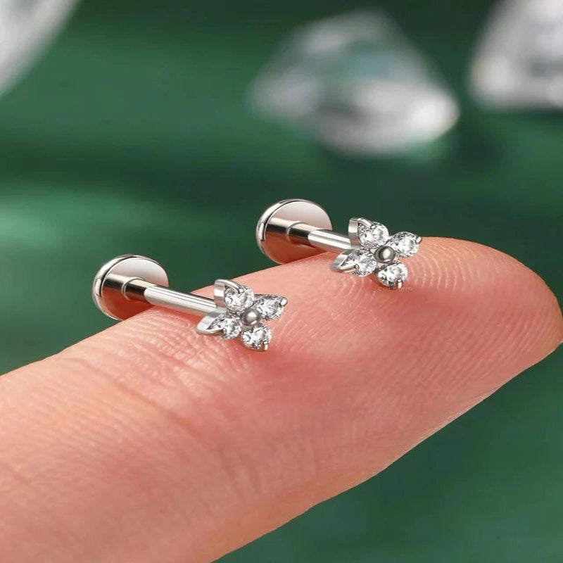 G23 Titanium Tragus Cartilage Piercing Jewelry 16g Threadless Helix Cartilage