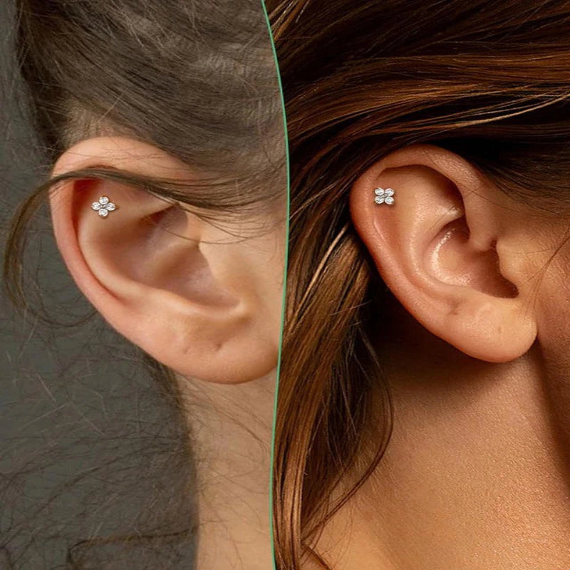 G23 Titanium Tragus Cartilage Piercing Jewelry 16g Threadless Helix Cartilage