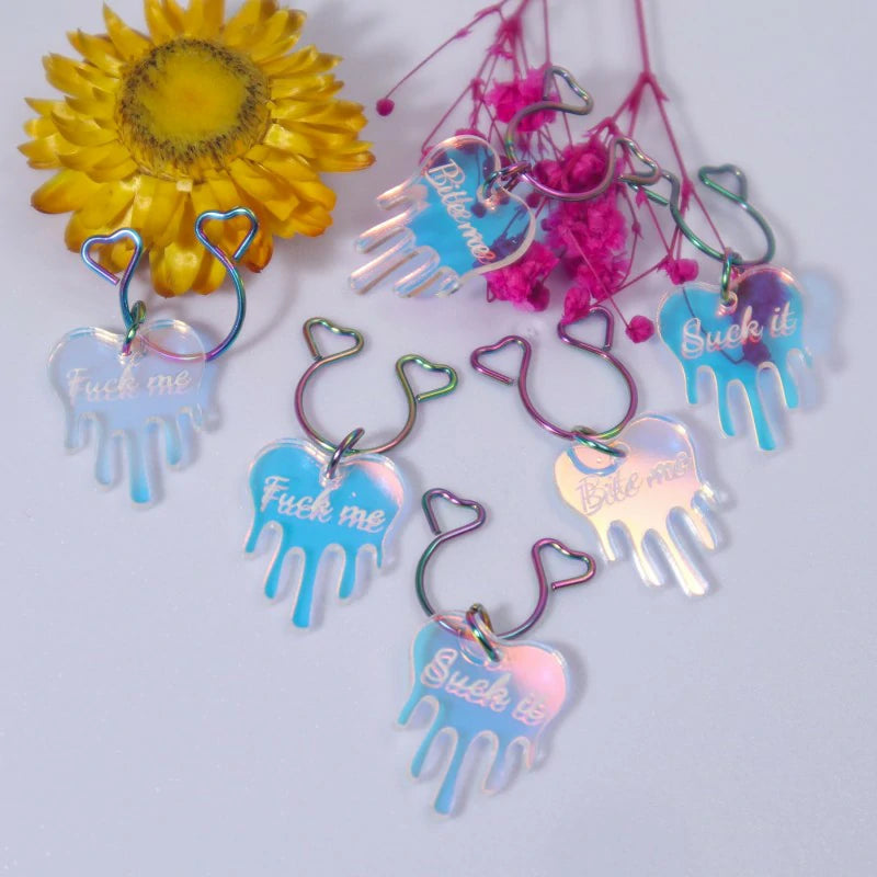 Fake Nipple Piercing Look Pain-Free Faux Nipple Rings