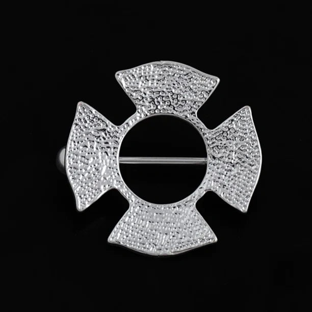 Nipple Ring Bars Fire Department Body Jewelry Sold as Pair 14 Gauge