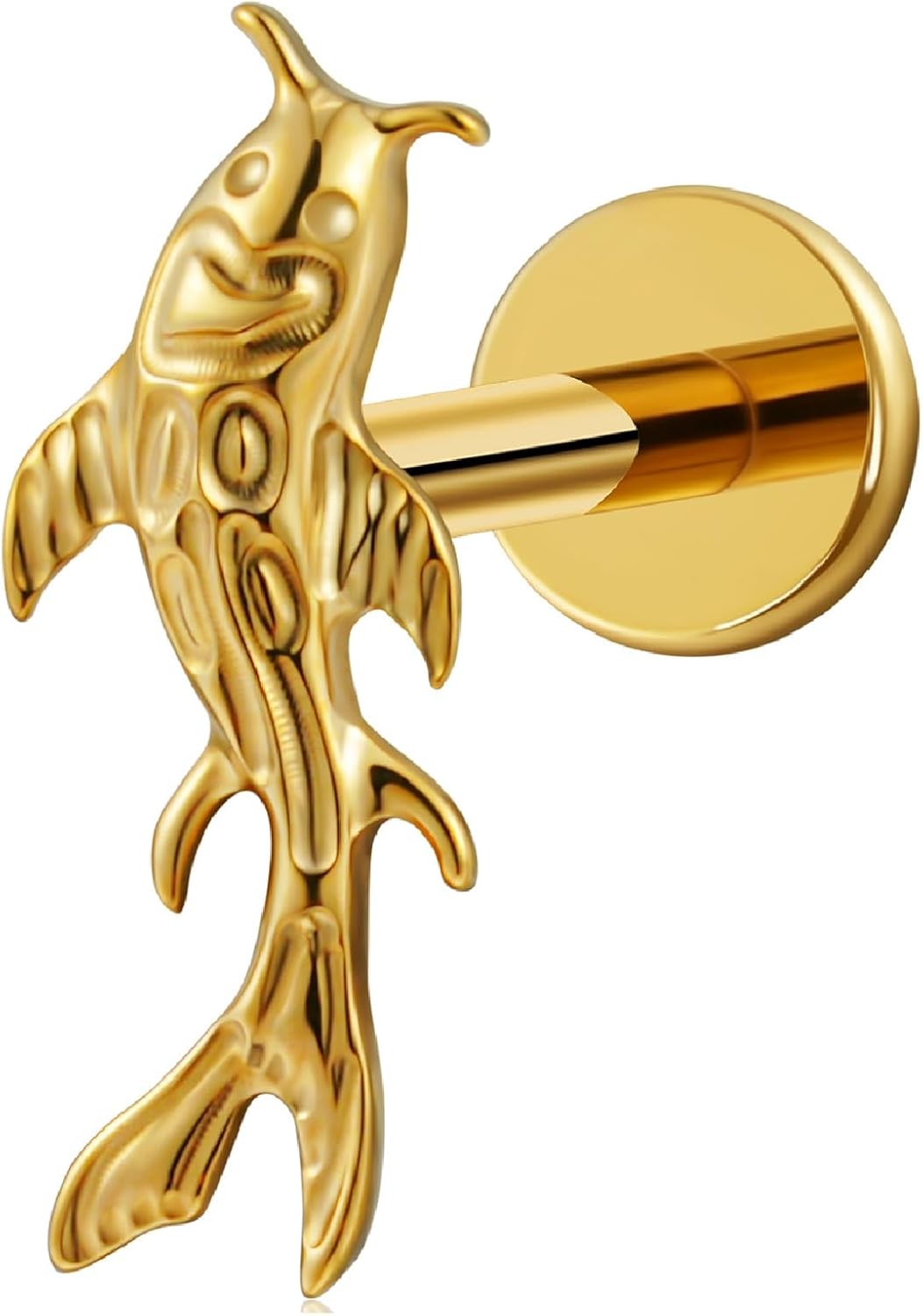 ASTM F136 Titanium Cartilage Flat Back Earring Stud - QIAO CrystalQIAO CrystalQIAO Crystal