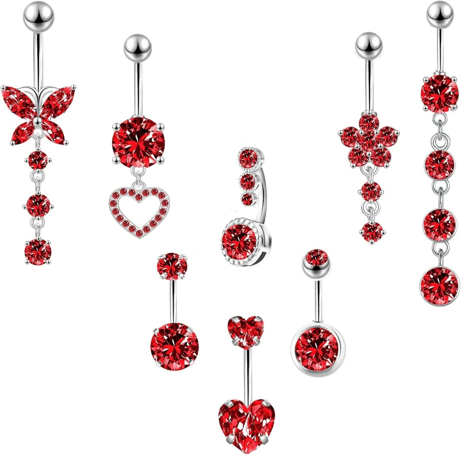 14G Belly Button Piercing Cute Navel Ring Belly Piercing Jewelry