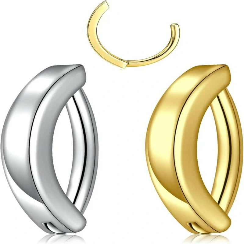 Belly Button Rings Short Bar for Women Stainless Steel Belly Ring Navel Piercing