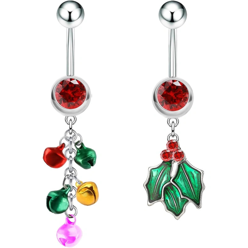 christmas-dangle-mistletoe-belly-button-rings-stainless-steel-jingling-bell-navel-rings-for-women-14g-316l-belly-piercing-jewelry-silver-a