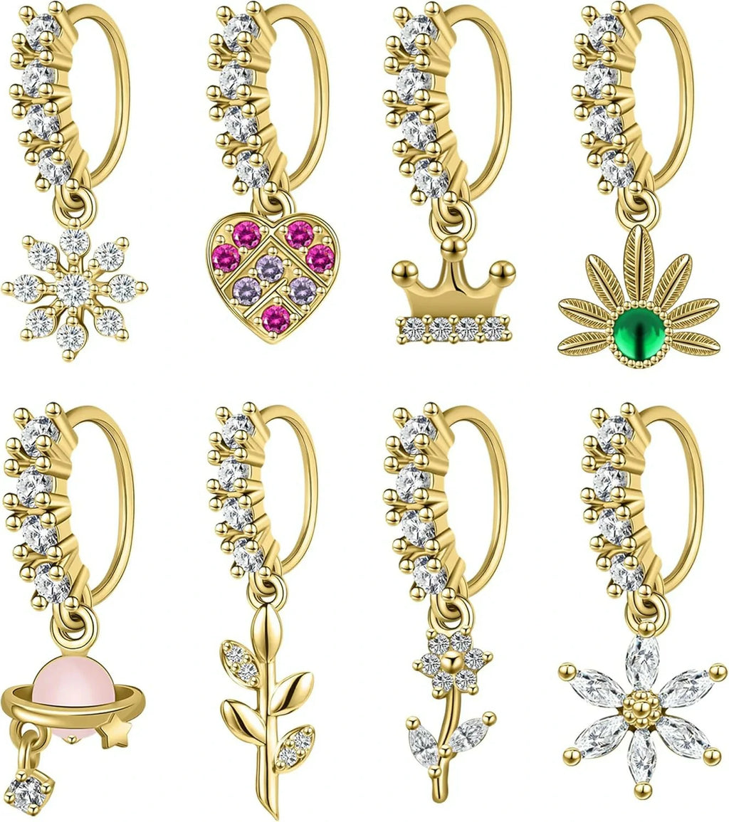 Nose Rings Hoop Septum Nose Piercing Jewelry Cartilage Earring