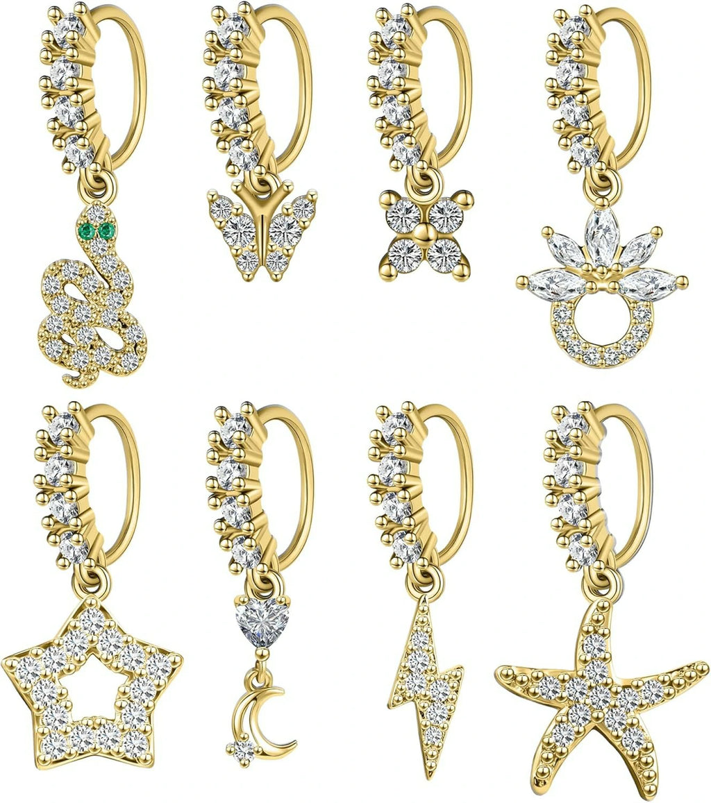 Nose Rings Hoop Septum Nose Piercing Jewelry Cartilage Earring