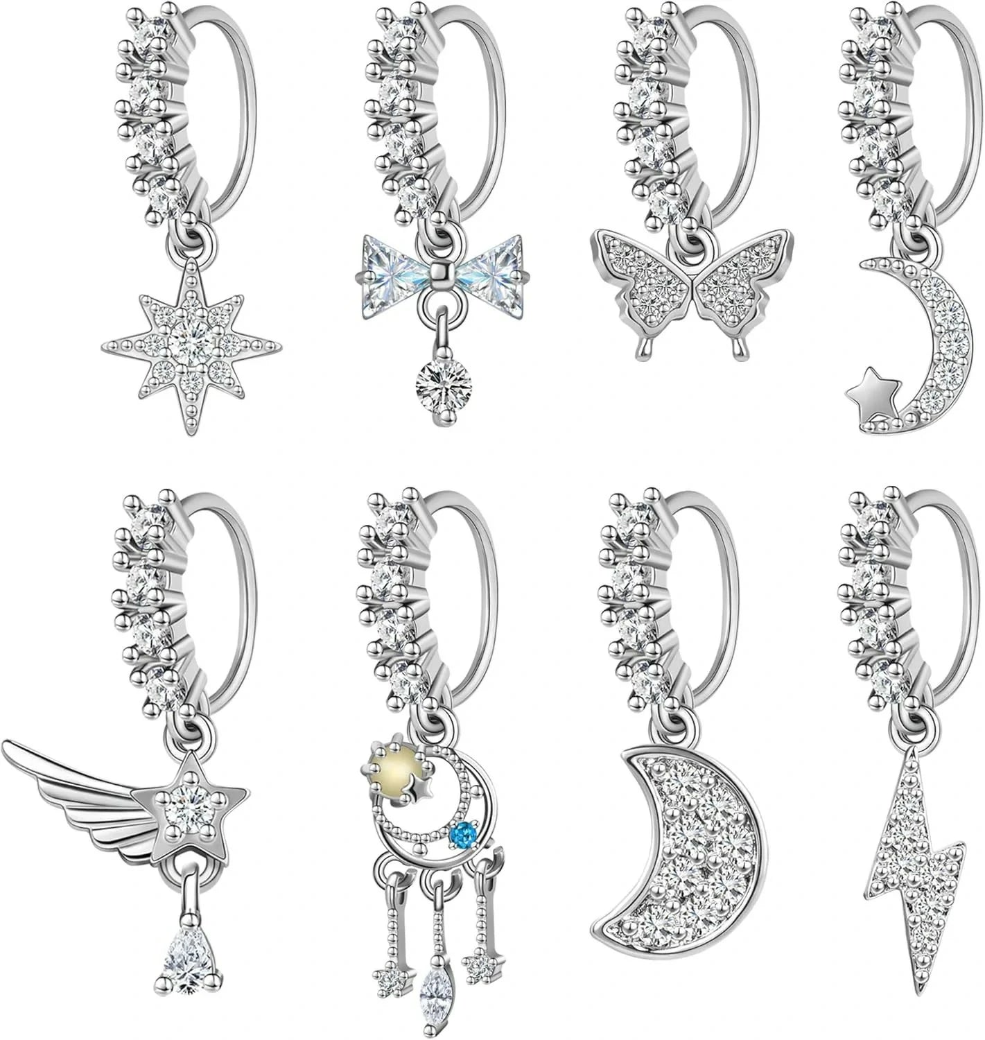 Nose Rings Hoop Septum Nose Piercing Jewelry Cartilage Earring